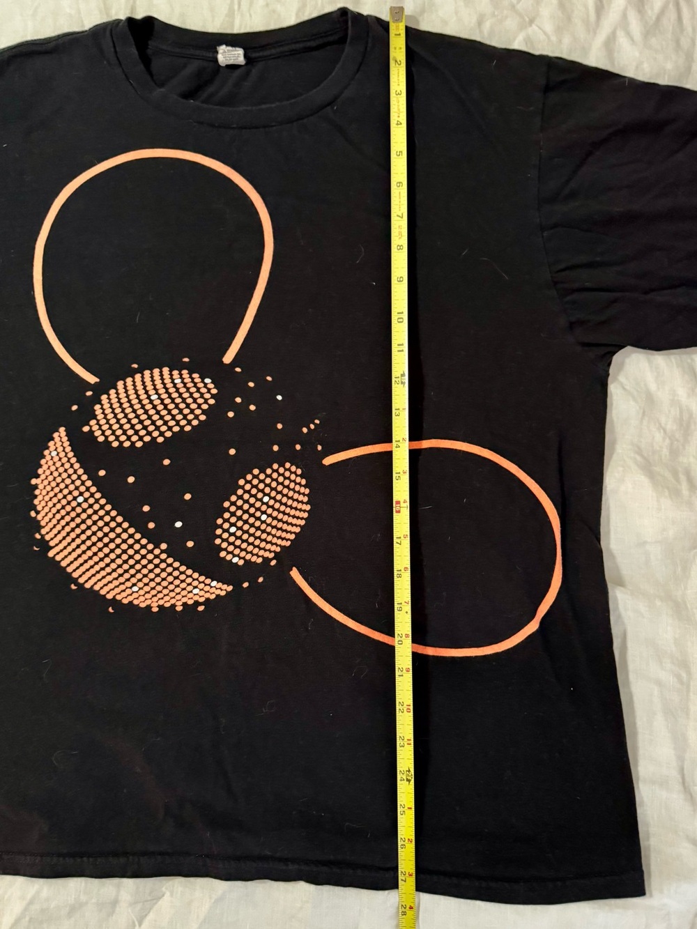 Anvil Deadmau5 Black & Orange Graphic T-Shirt XL Unisex - Picture 7 of 8